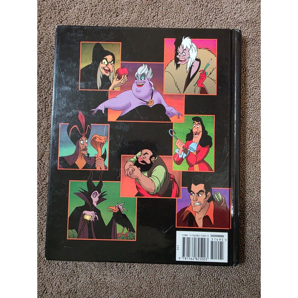 Disney's The Villains Collection Stories From The Films Hardcover Book 1994